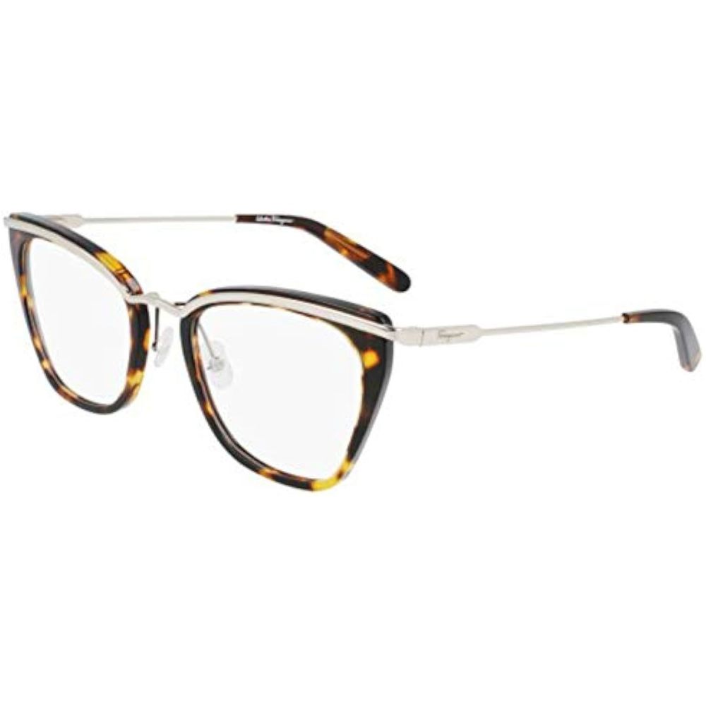NEW Salvatore Ferragamo SF 2205 272 Dark Tortoise & Gold Eyeglasses 53mm w/Case